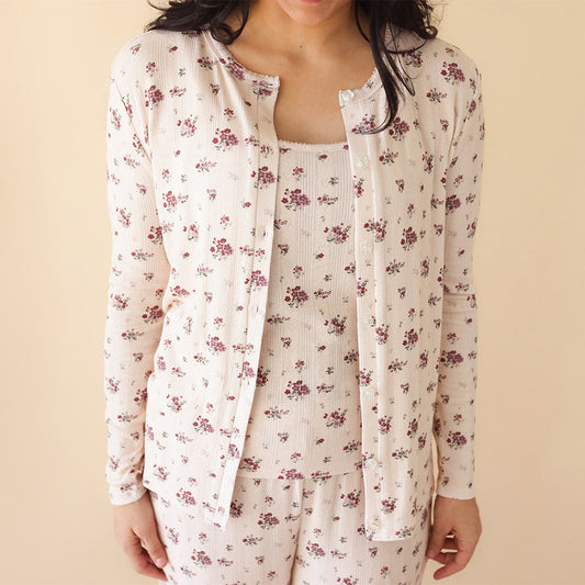 Maven Women's Pointelle Cardigan
