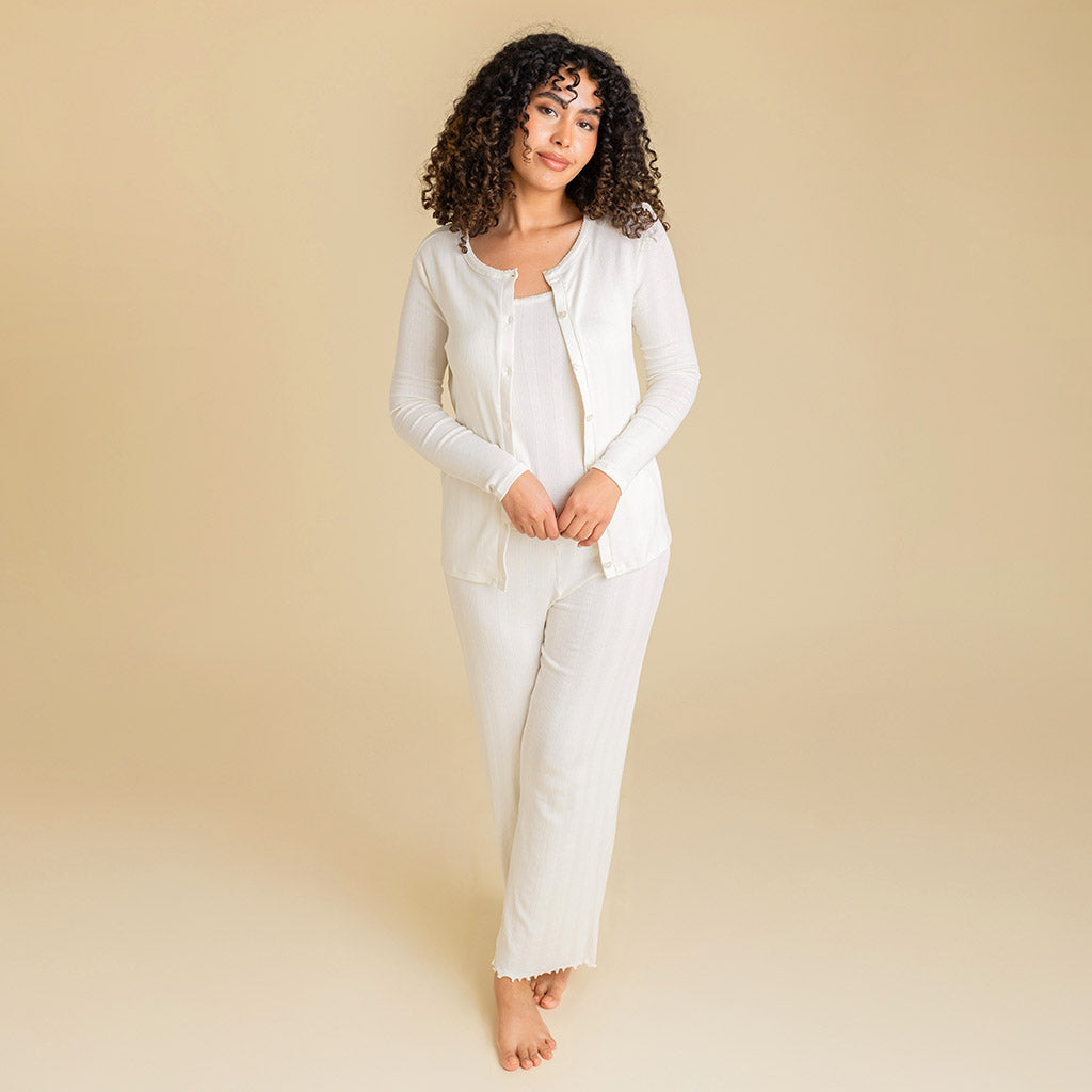 Vanilla Women's Pointelle Cardigan