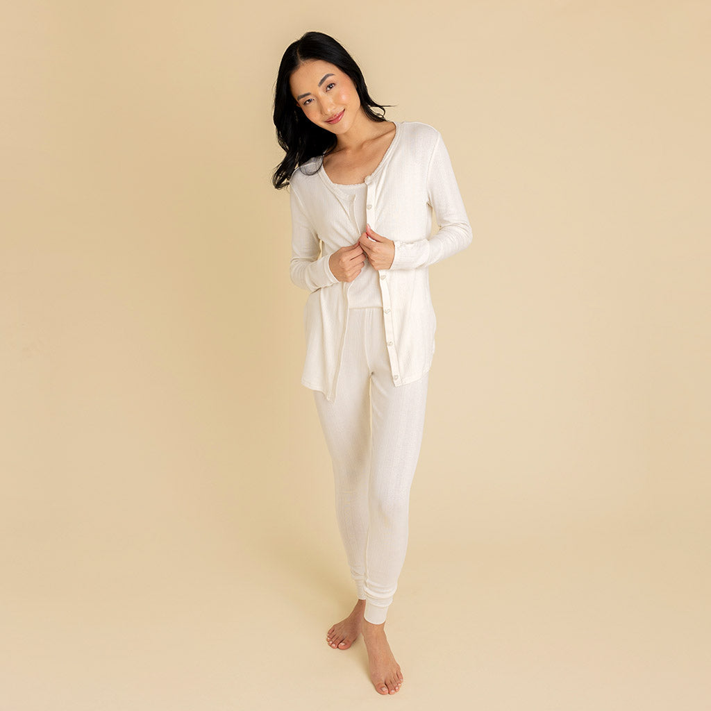 Vanilla Women's Pointelle Cardigan
