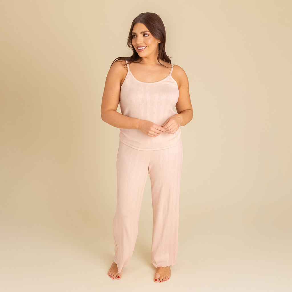 Dusty Blush Women's Pointelle Cami