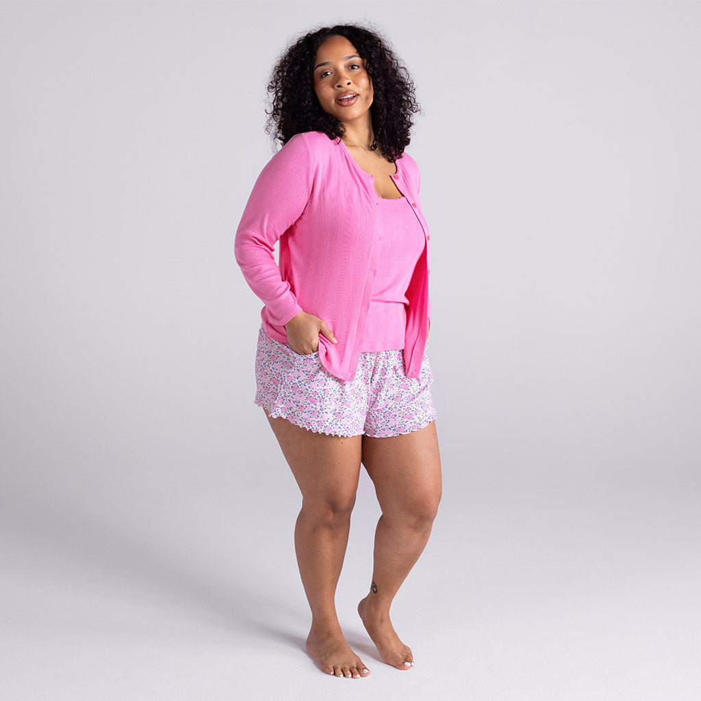 Meadow Haze Pointelle Women's Shorts