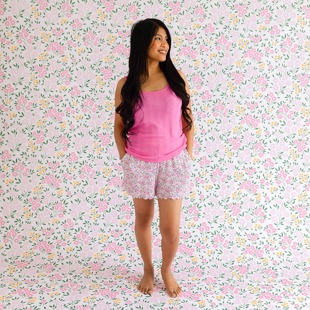 Meadow Haze Pointelle Women's Shorts