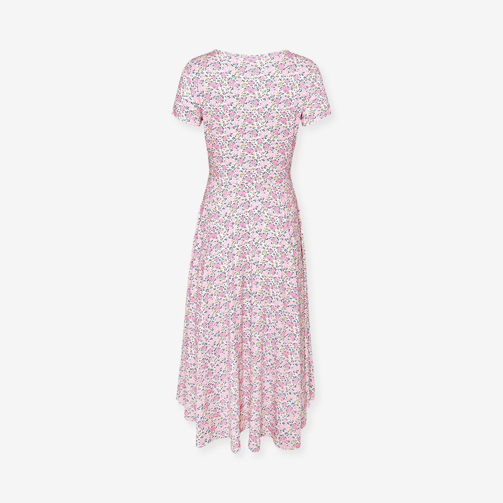 Meadow Haze Pointelle Women's Scoop Midi Dress