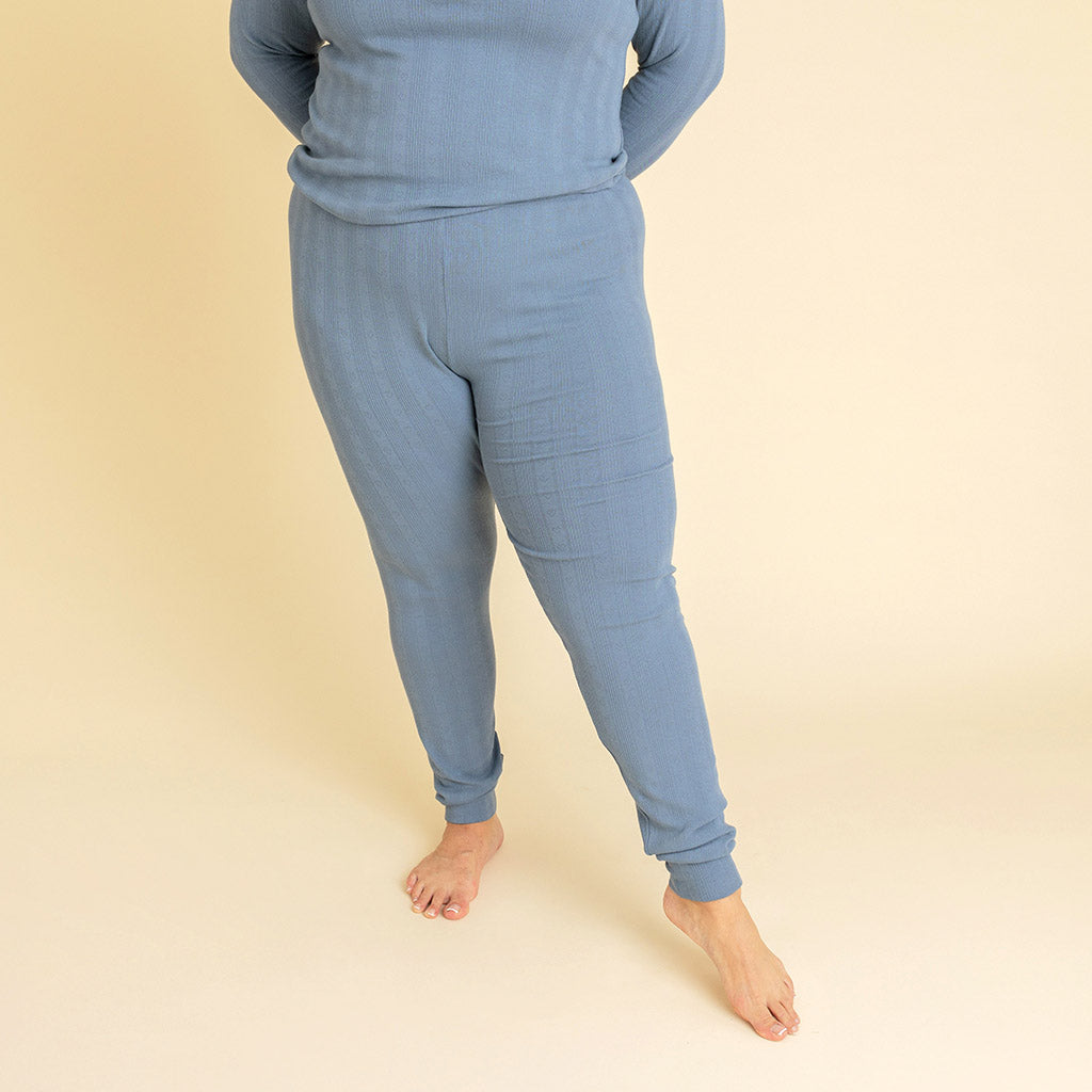 Slate Women's Pointelle Leggings