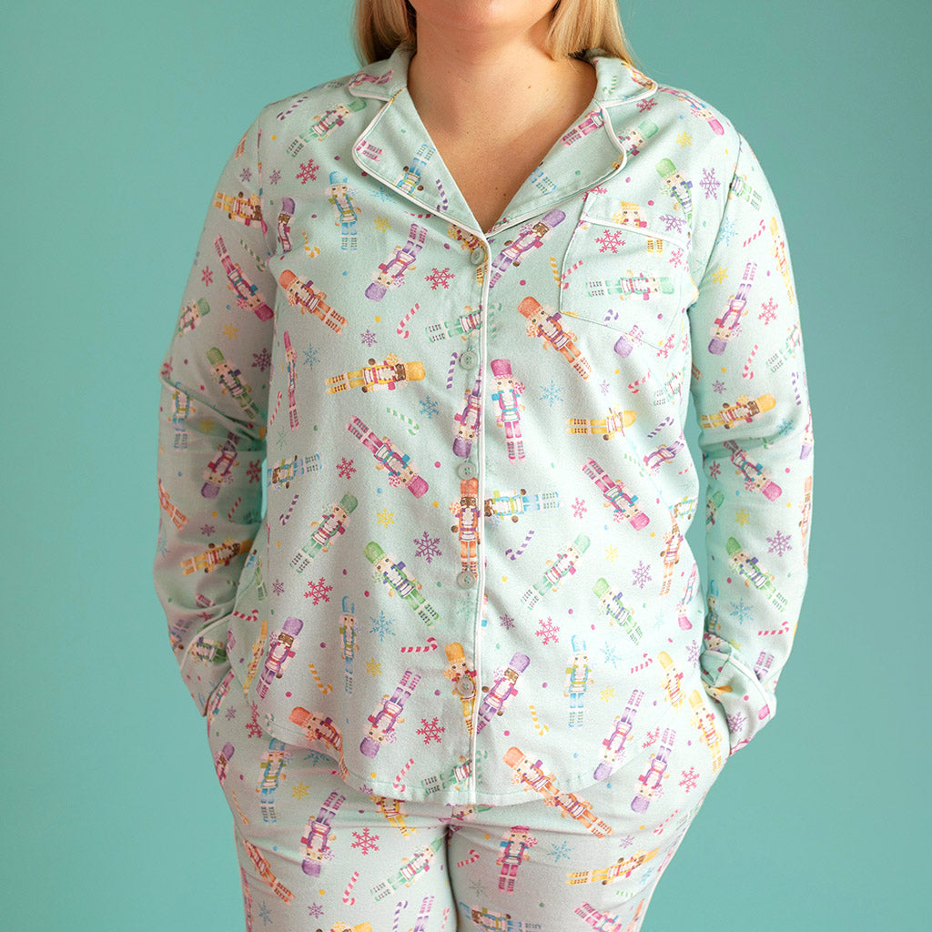 Posh Nutcracker Women's Flannelette Pajama Set