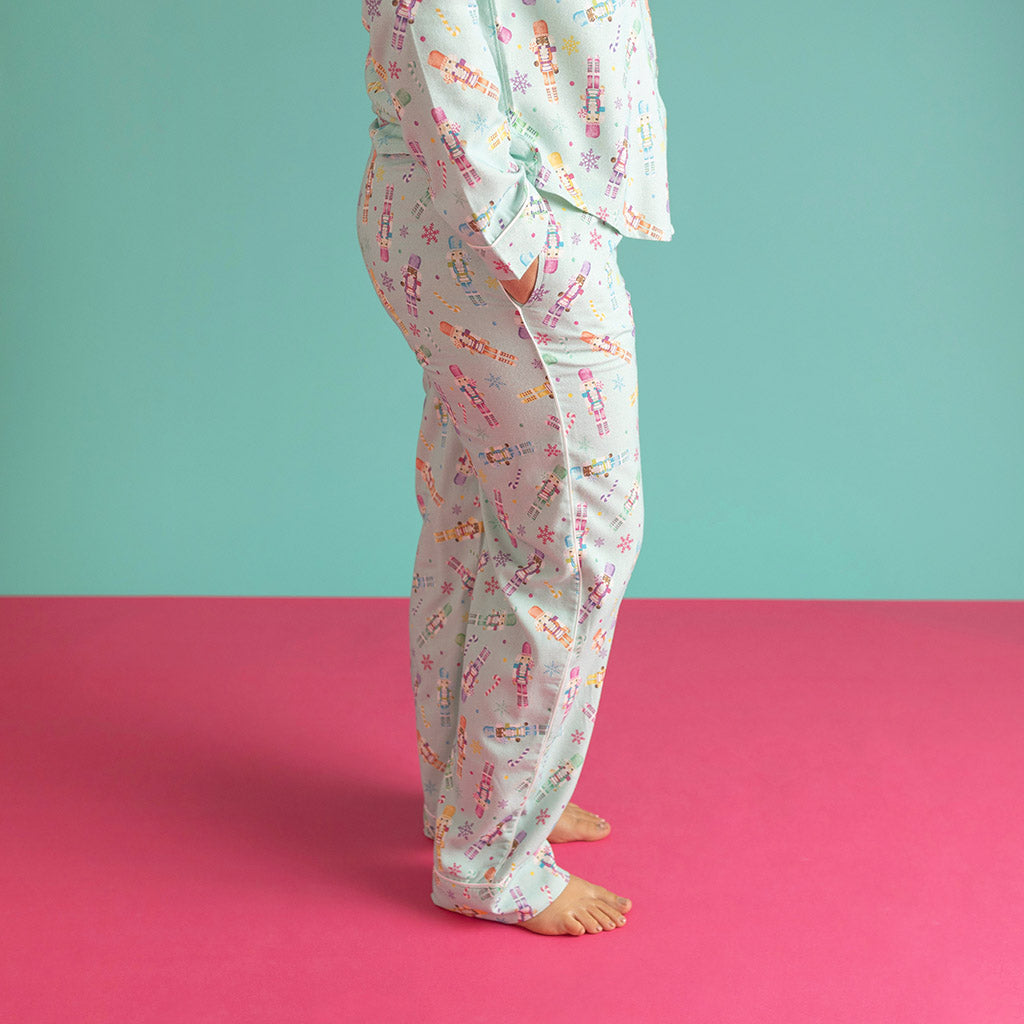 Posh Nutcracker Women's Flannelette Pajama Set