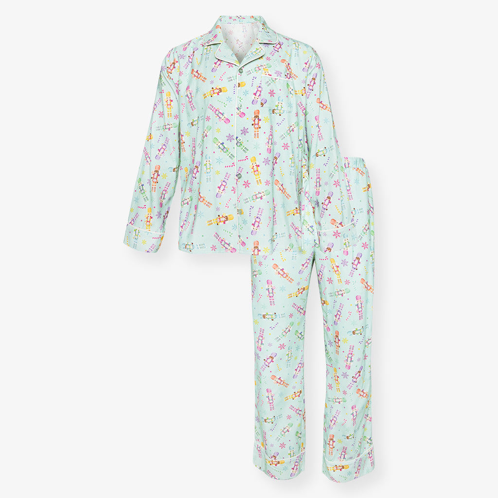 Posh Nutcracker Men's Flannelette Pajama Set