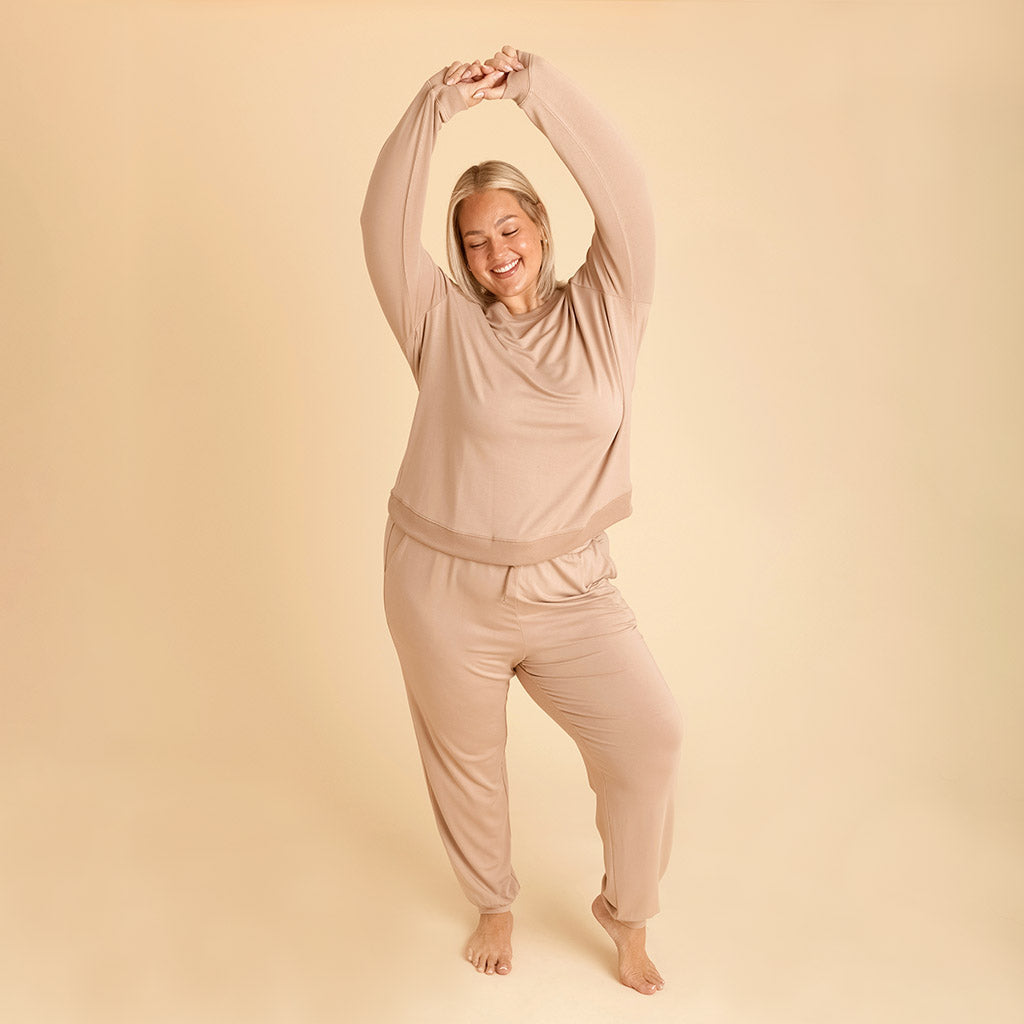 Macchiato Women's French Terry Pullover Sweatshirt