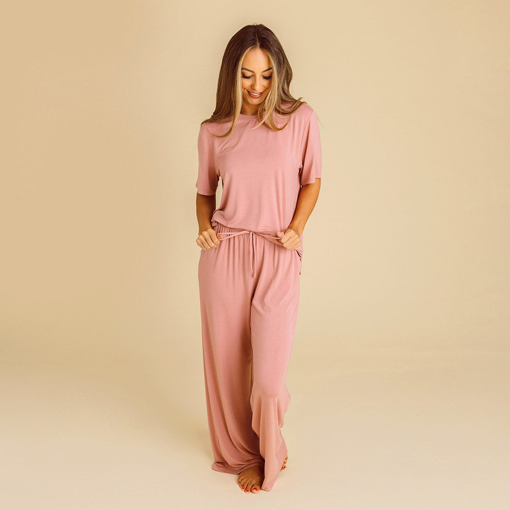 Dusty Rose Women's Puddle Pants