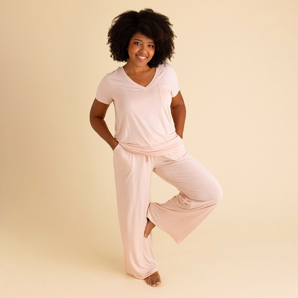 Dusty Blush Women's Puddle Pants
