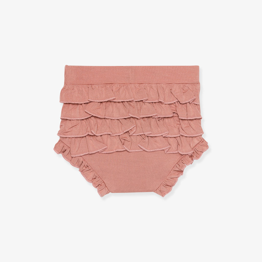 Kelcie Peplum Ruffled Bummie Set