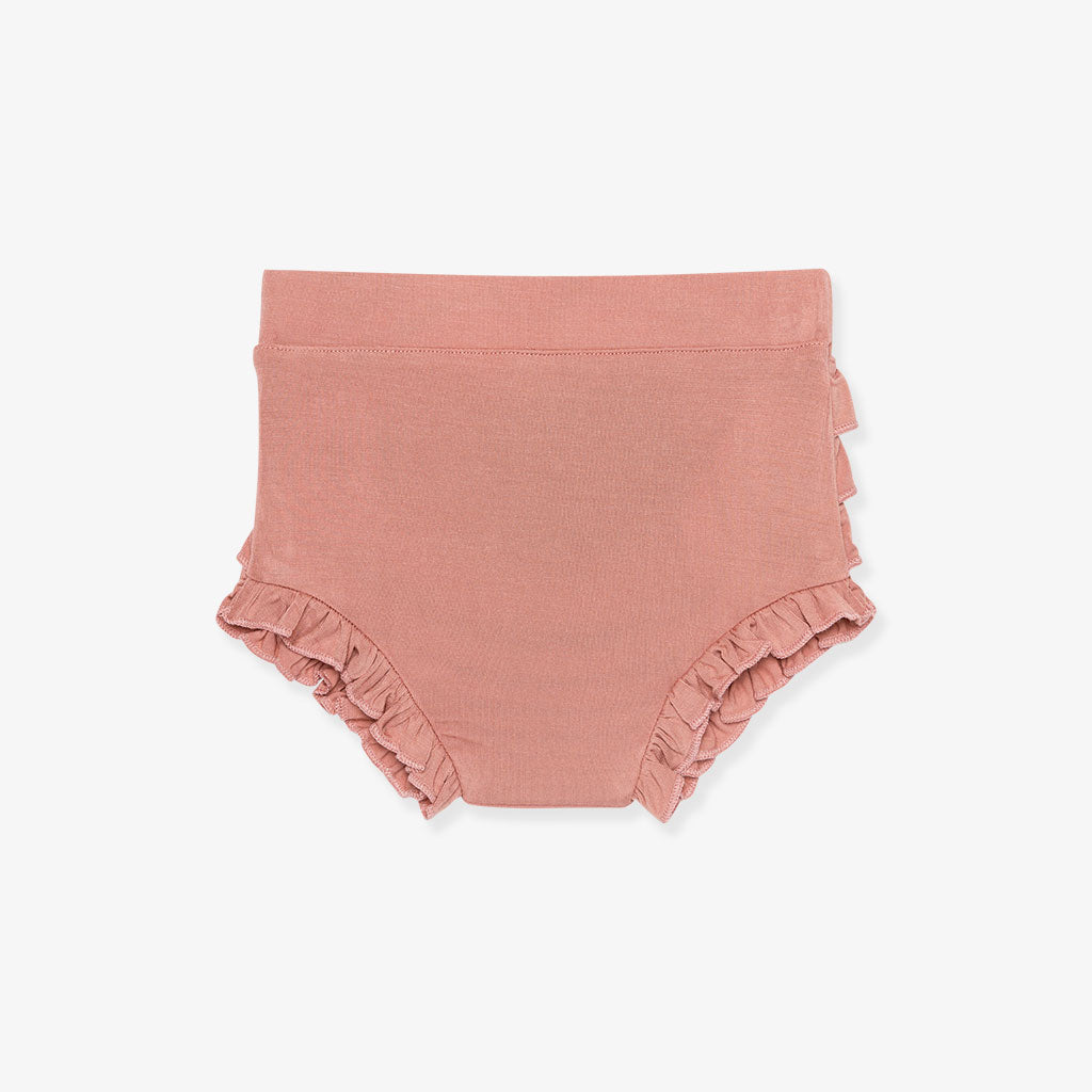 Kelcie Peplum Ruffled Bummie Set