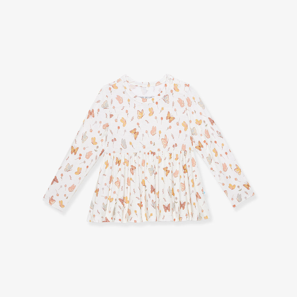 Kelcie Peplum Ruffled Bummie Set