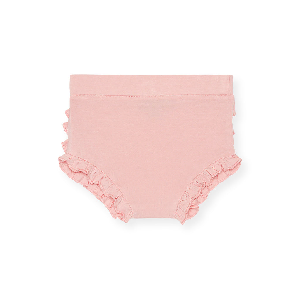 Poinsettia Peplum Ruffled Bummie Set
