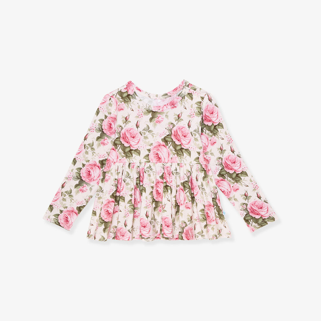Sandrine Peplum Ruffled Bummie Set