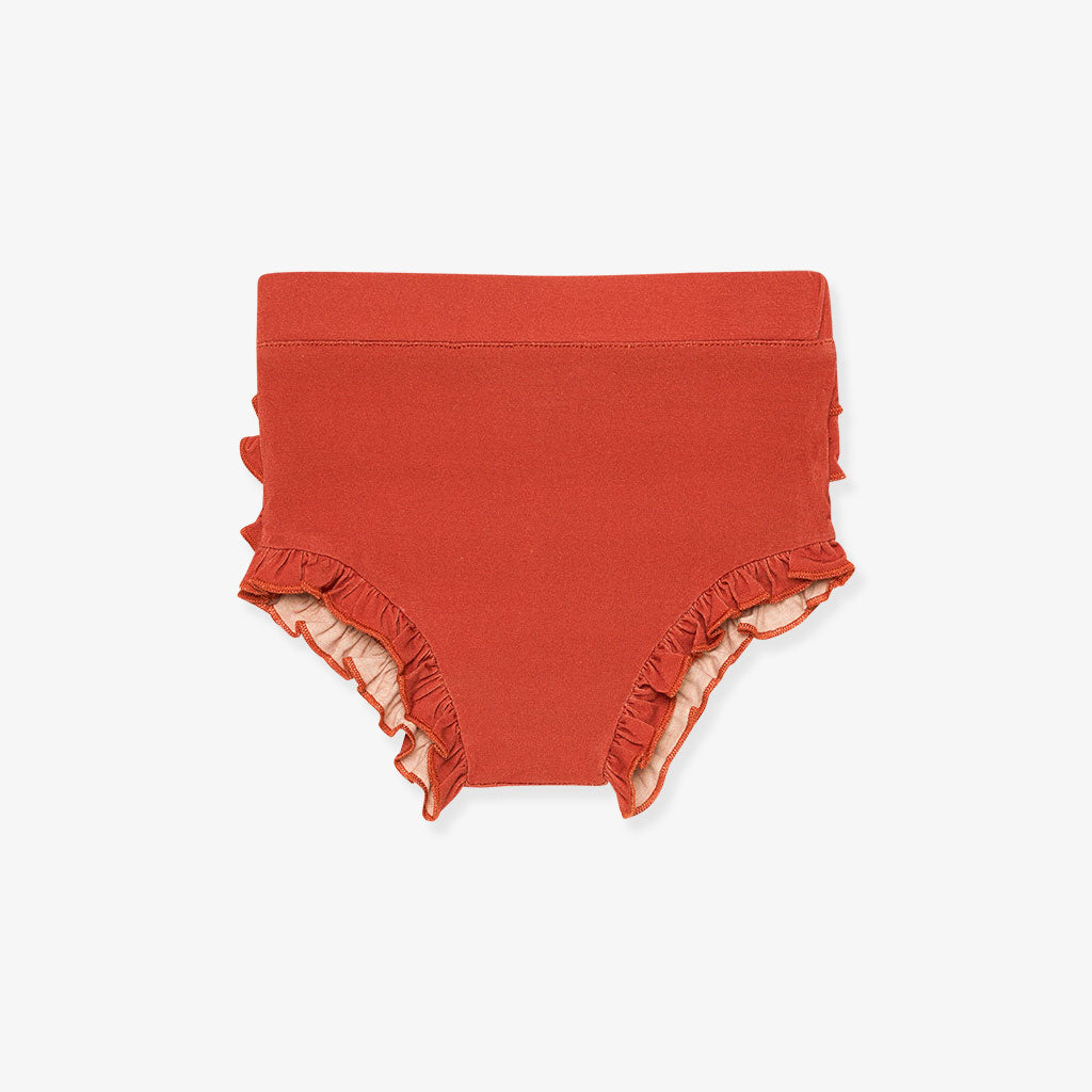 Wilda Peplum Ruffled Bummie Set