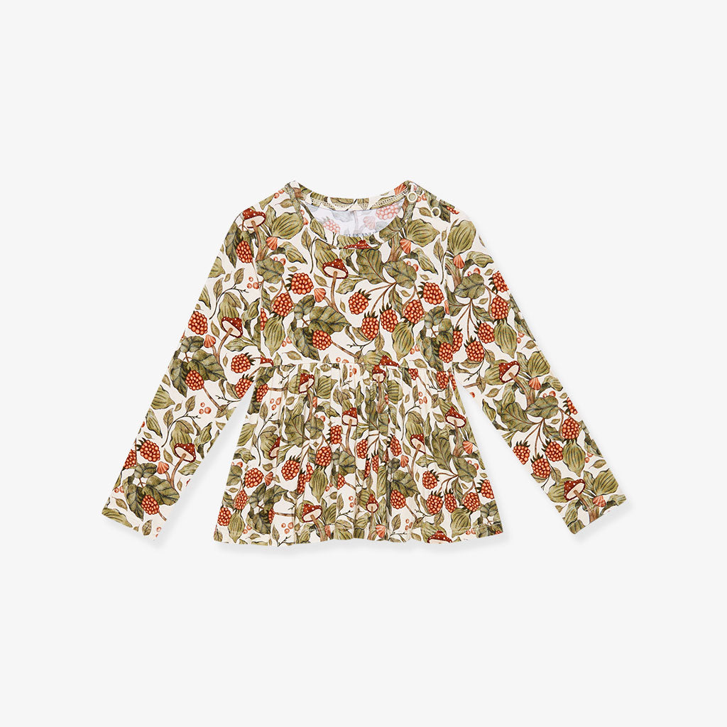 Wilda Peplum Ruffled Bummie Set