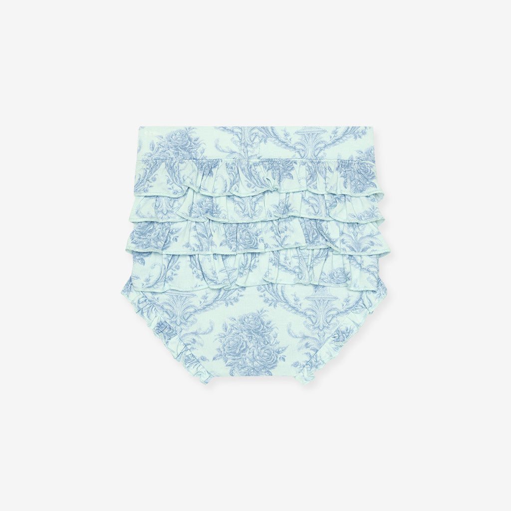 Charlotte Anne Ruffled Cap Sleeve Peplum Ruffled Bummie Set