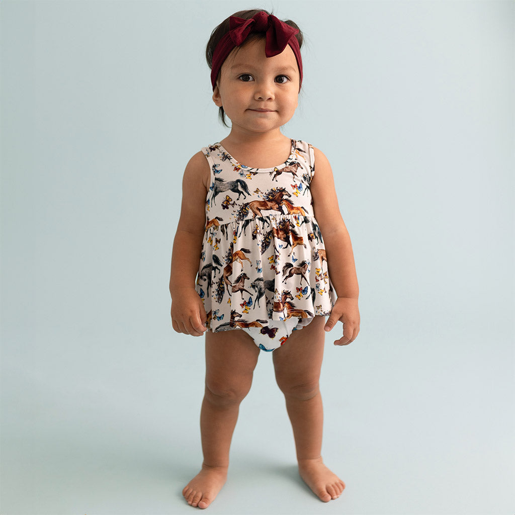 Claire Peplum Bummie Set