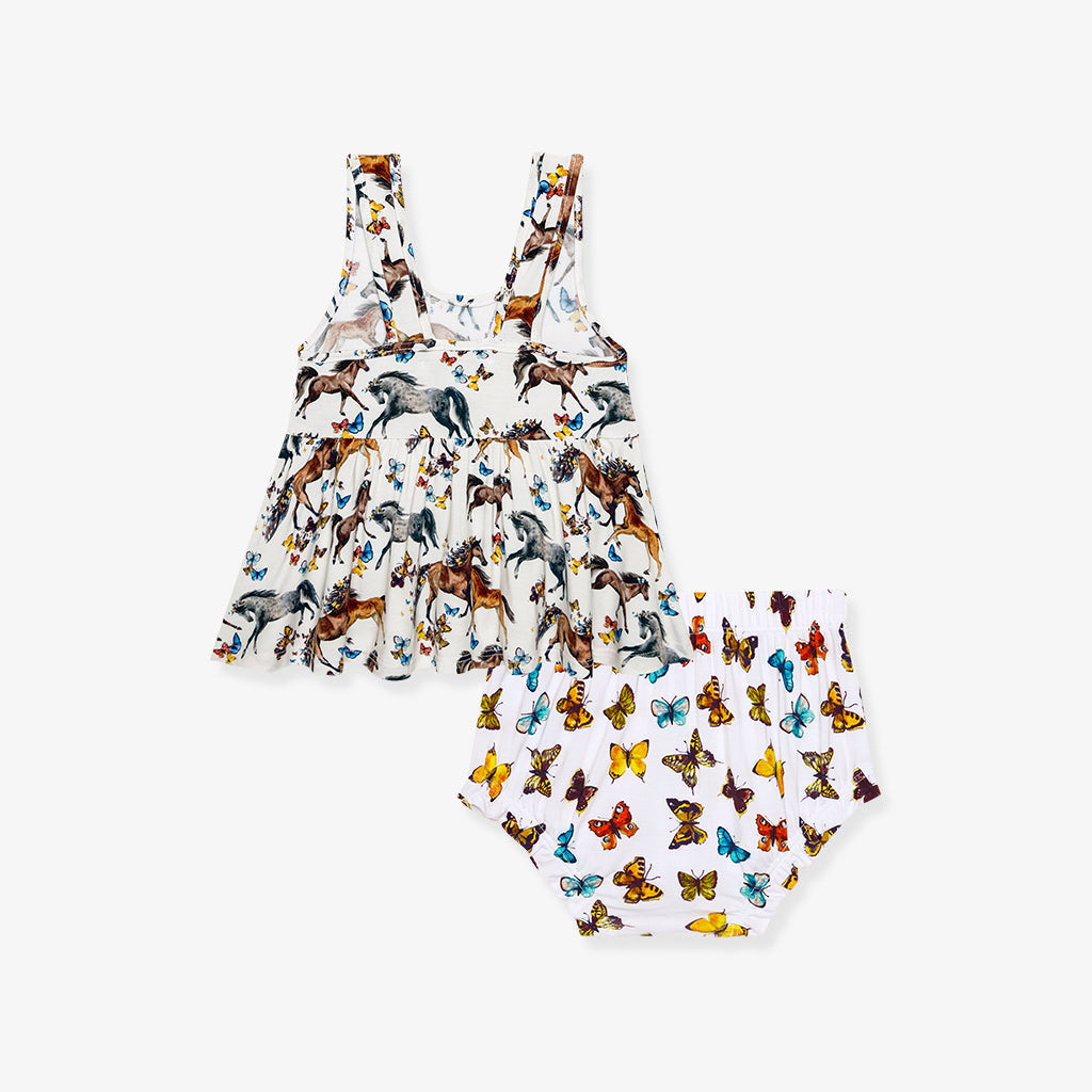 Claire Peplum Bummie Set