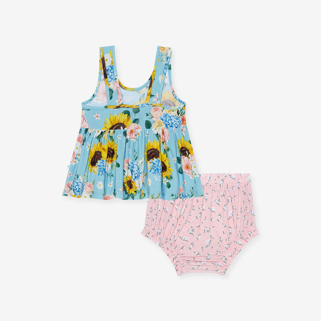 Teresa Marie Peplum Bummie Set