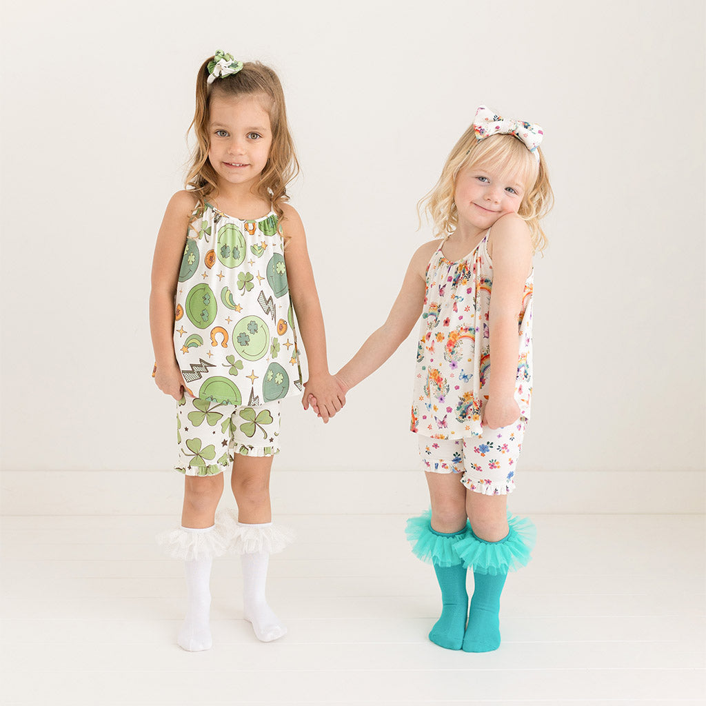 Ronan Tank Ruffled Short Set