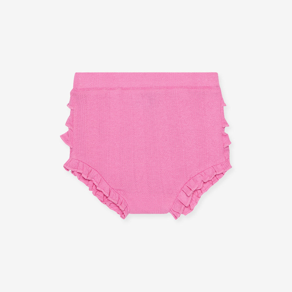 Meadow Haze Pointelle Peplum Bummie Set