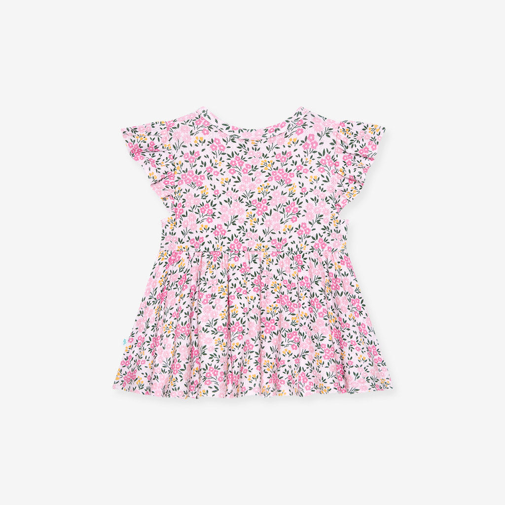 Meadow Haze Pointelle Peplum Bummie Set