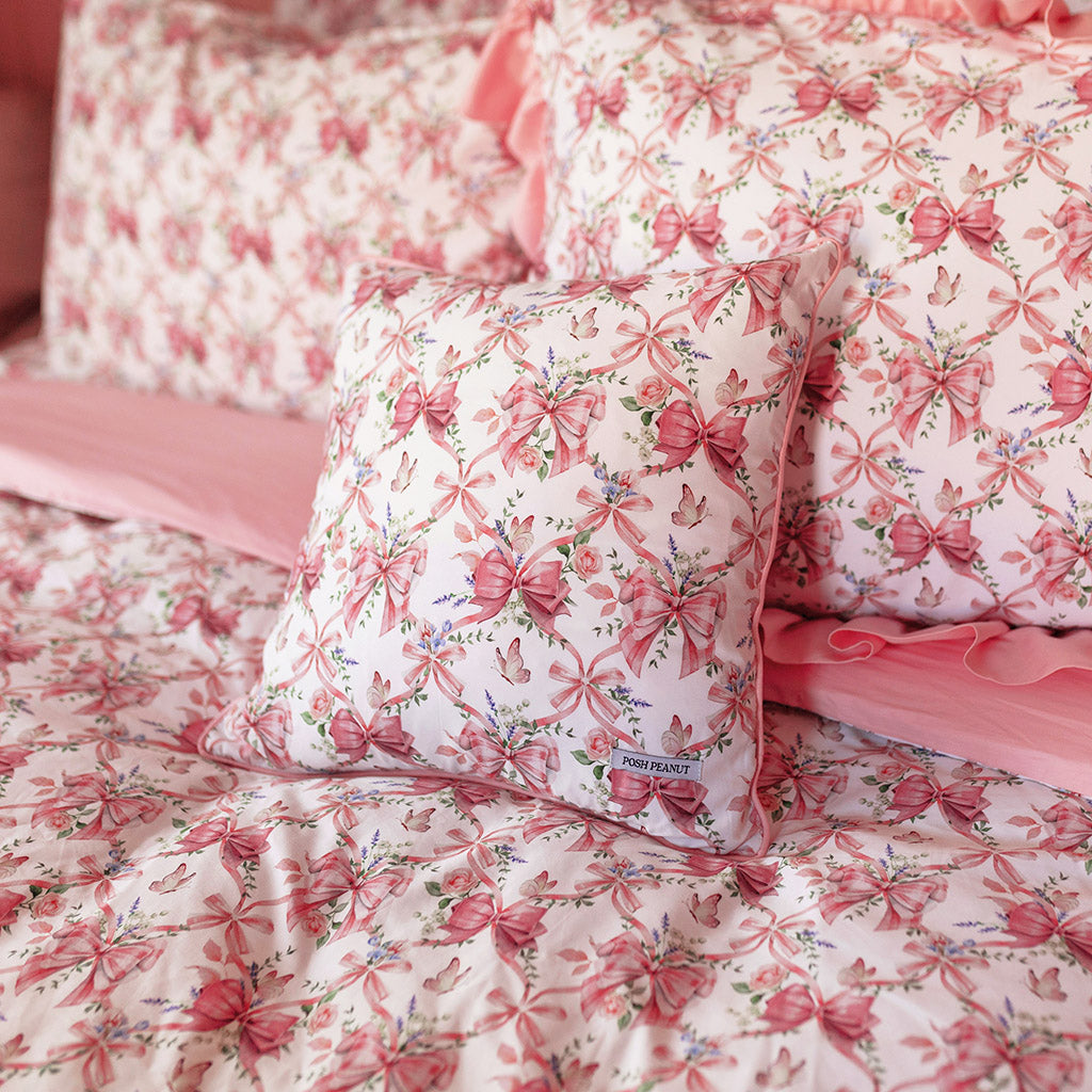 Loraine Square Throw Pillow Cover