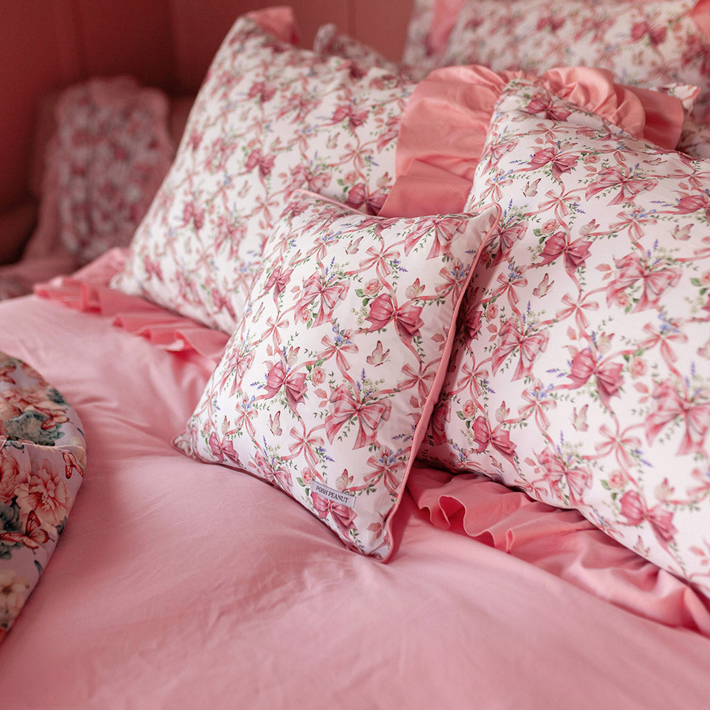 Loraine Square Throw Pillow Cover