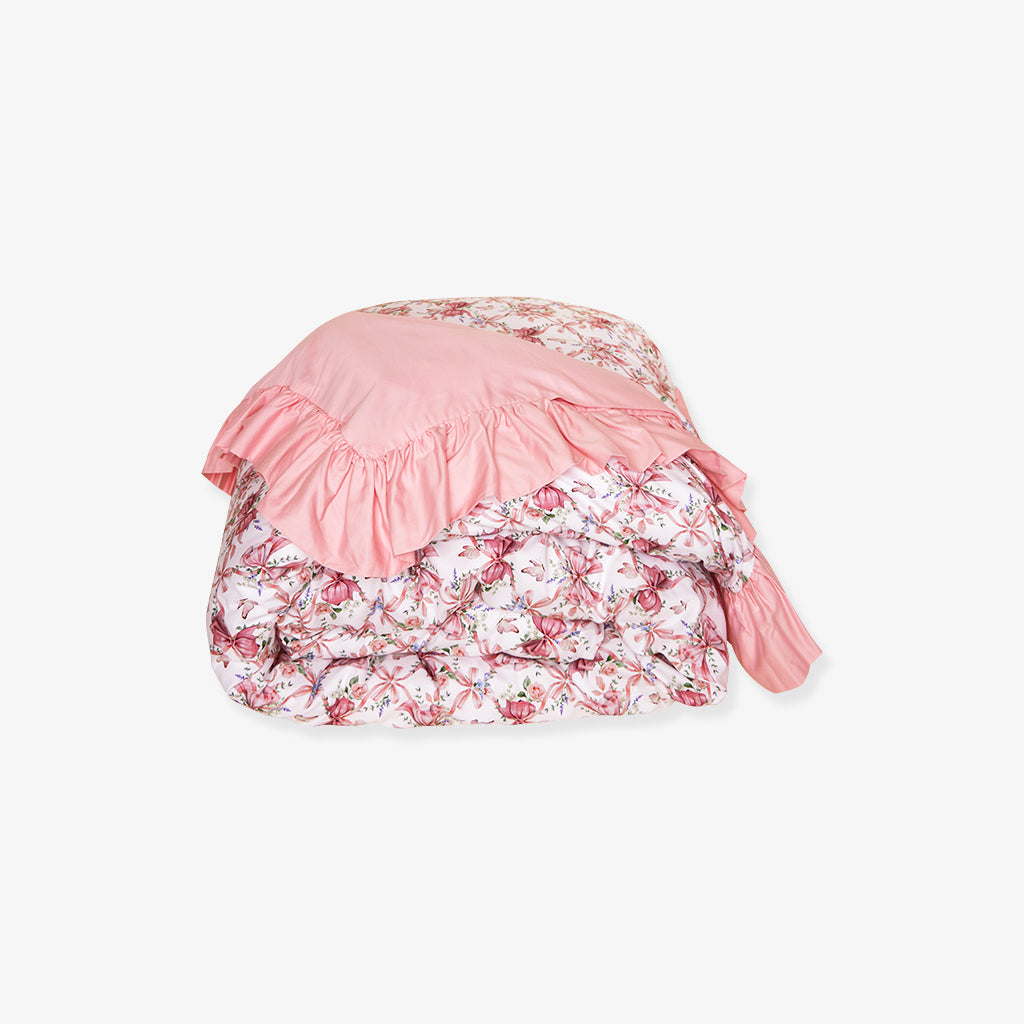 Loraine Reversible Ruffled Duvet Cover