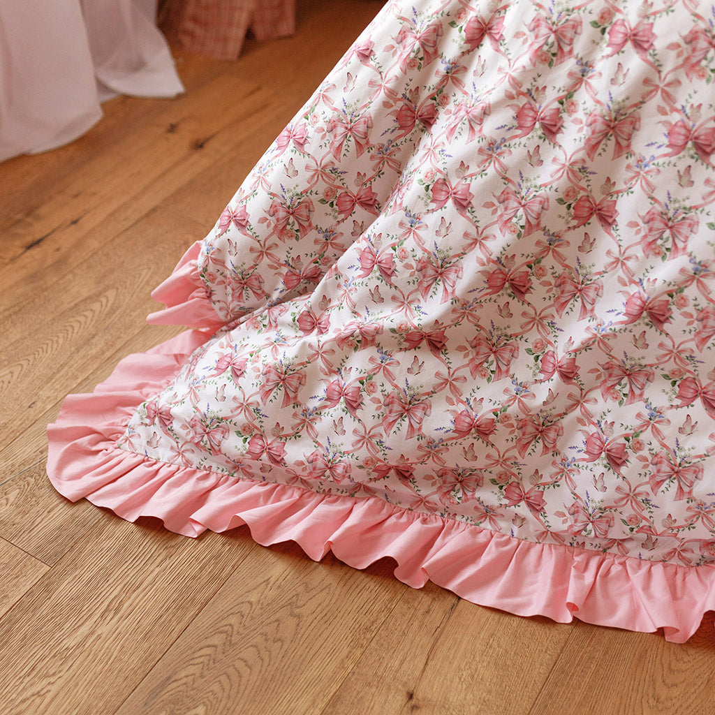 Loraine Reversible Ruffled Duvet Cover