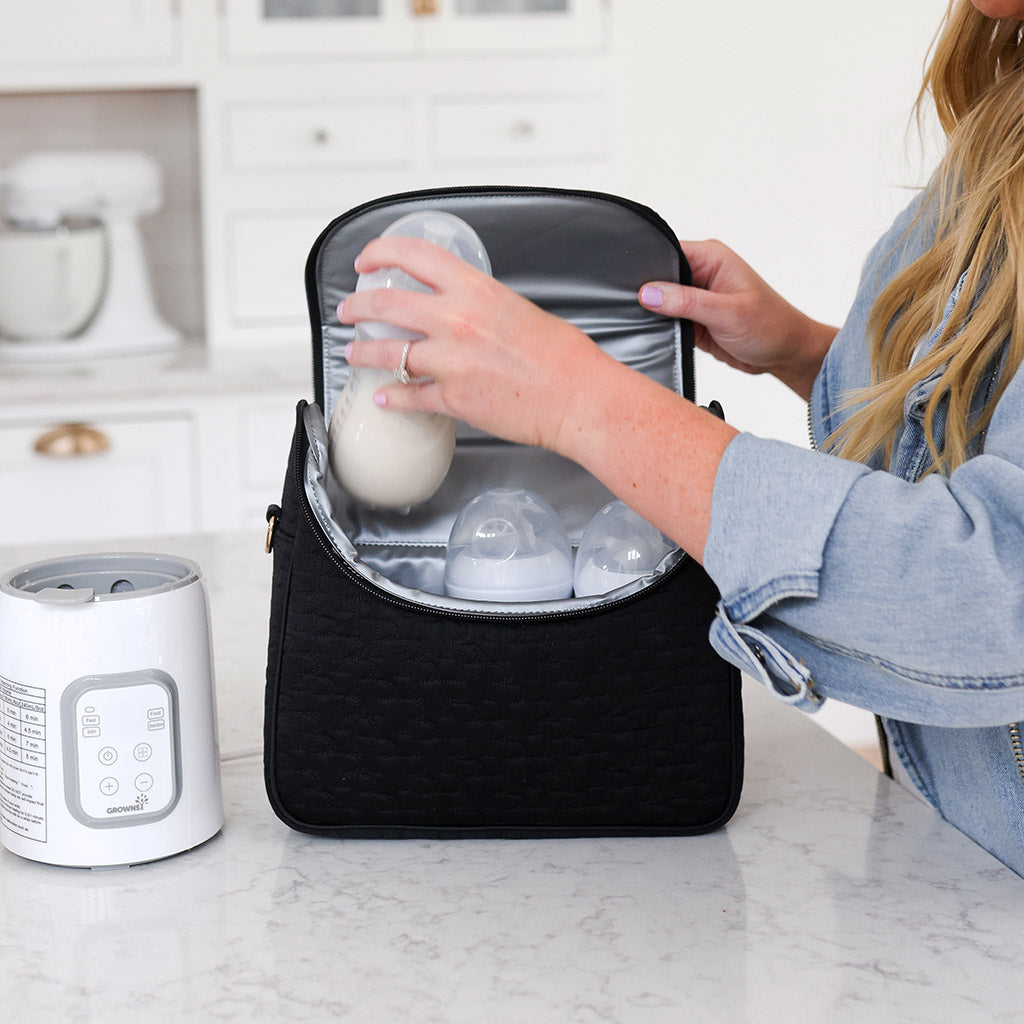 Posh Quilted Baby Bottle Caddy