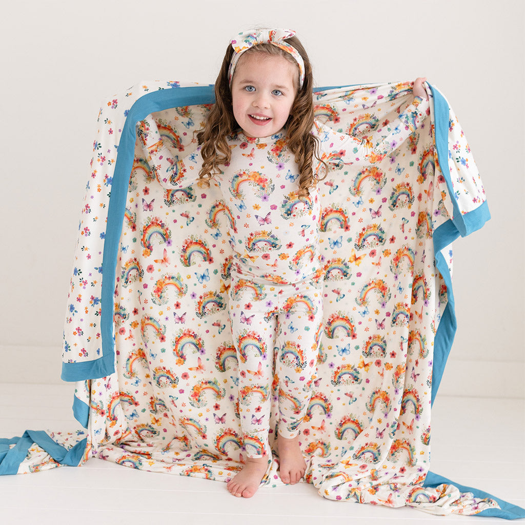 Lucky Rainbow & Ella Mae Luxe Patoo® Blanket