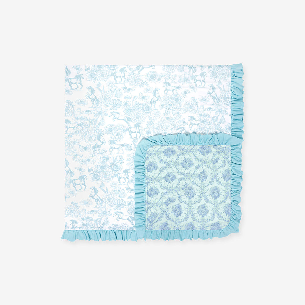 Charlotte Anne & Ava Jane Ruffled Luxe Patoo® Blanket