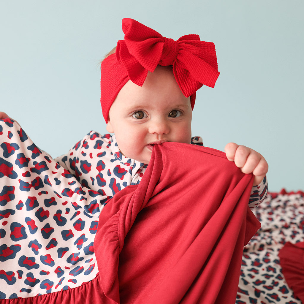 Liberty Grace & Americana Red Ruffled Luxe Patoo®