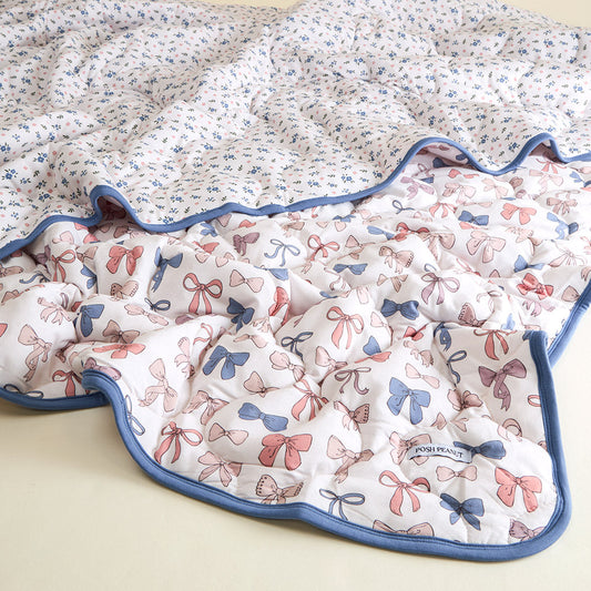 Ariana & Camberly Reversible Quilted Patoo® Blanket