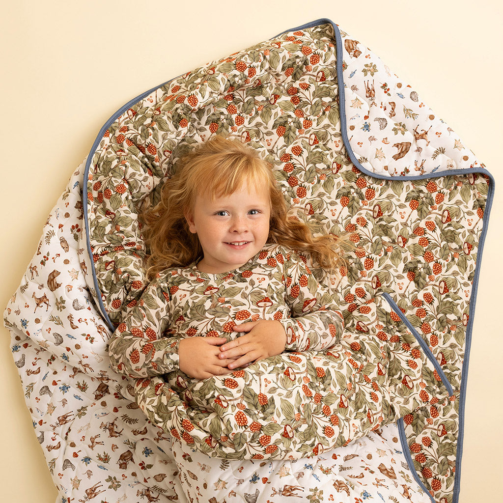 Iridessa & Wilda Reversible Quilted Patoo® Blanket