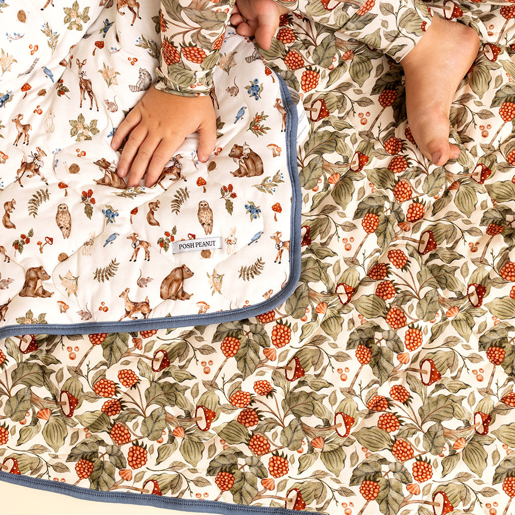 Iridessa & Wilda Reversible Quilted Patoo® Blanket
