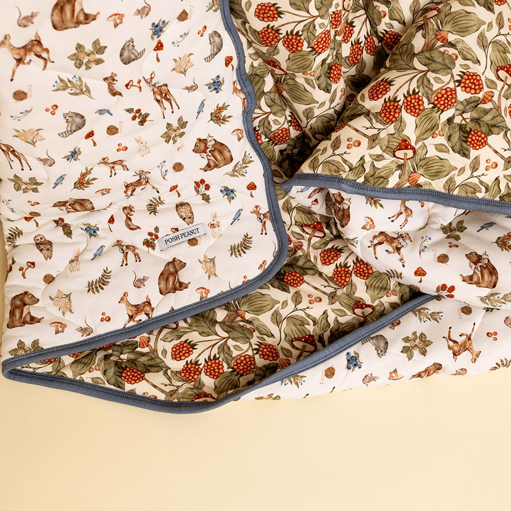 Iridessa & Wilda Reversible Quilted Patoo® Blanket