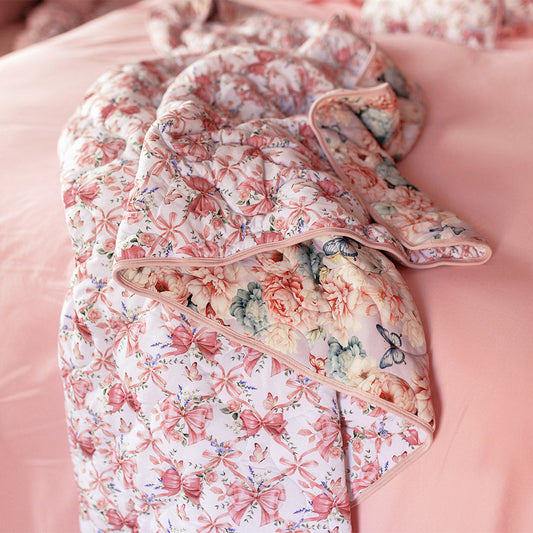 Loraine & Tindra Reversible Quilted Patoo® Blanket
