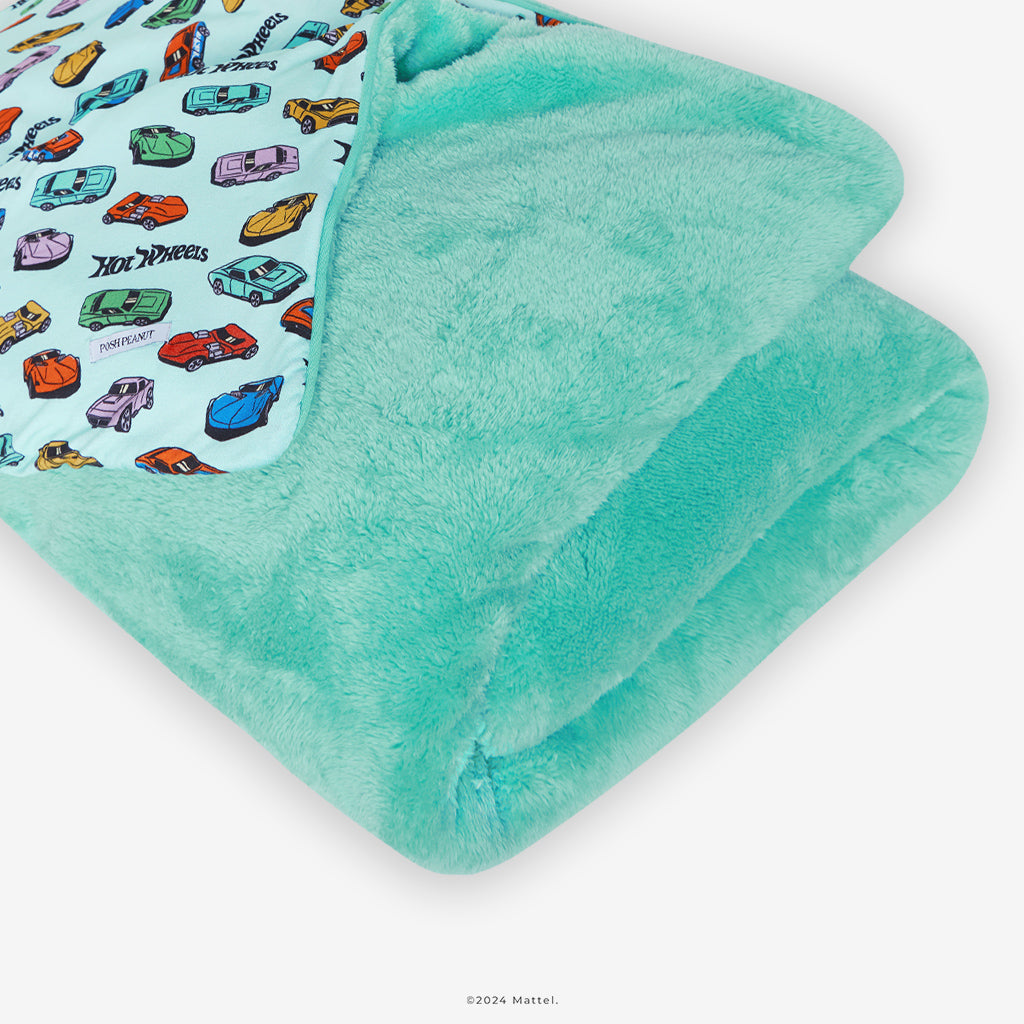 Retro Hot Wheels™ Grand Luxe Plush Patoo® Blanket