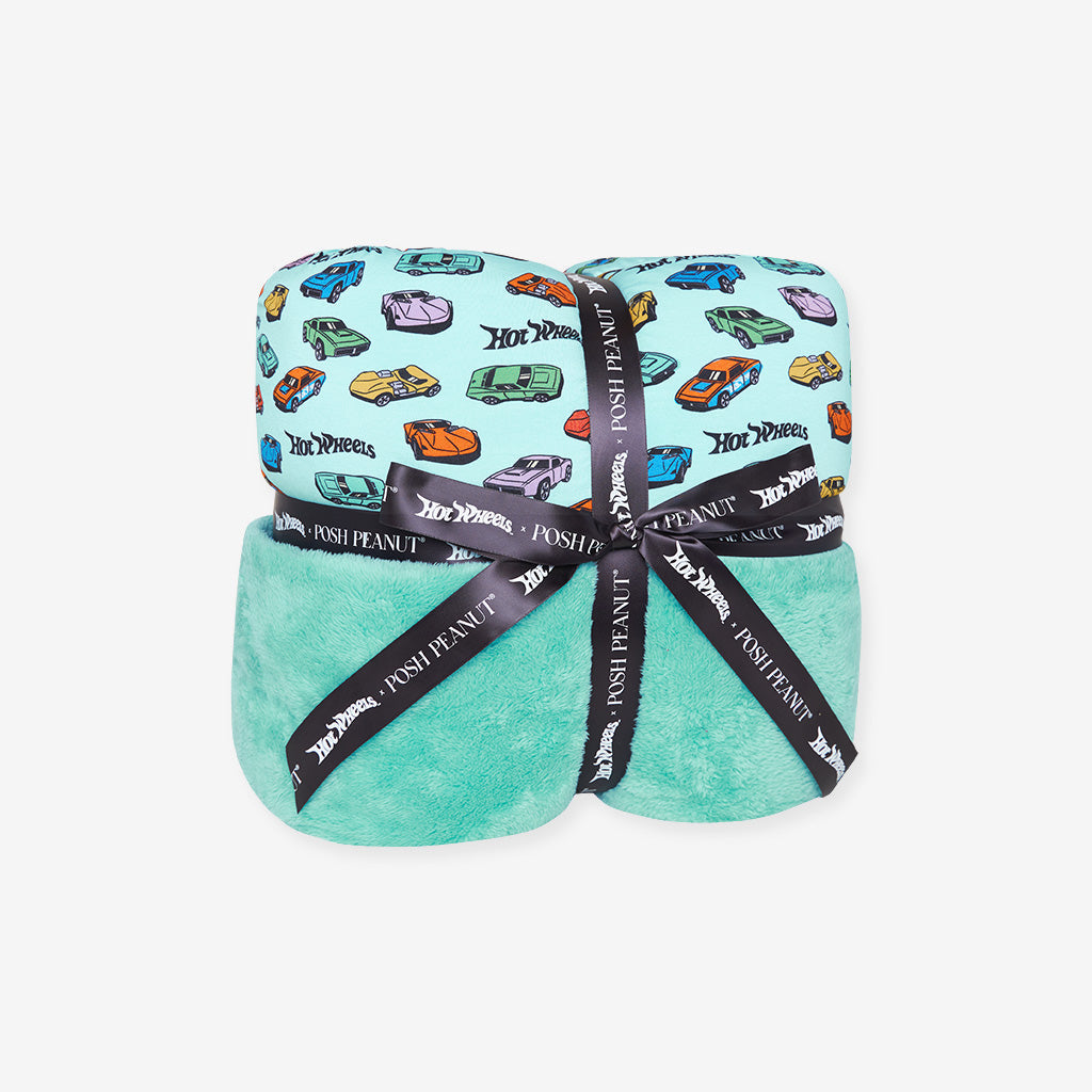 Retro Hot Wheels™ Grand Luxe Plush Patoo® Blanket