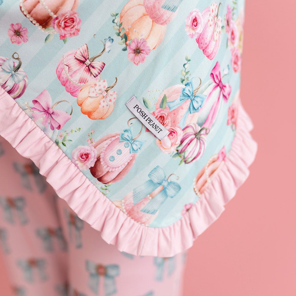 Edie Minky Ruffled Luxette Patoo® Blanket