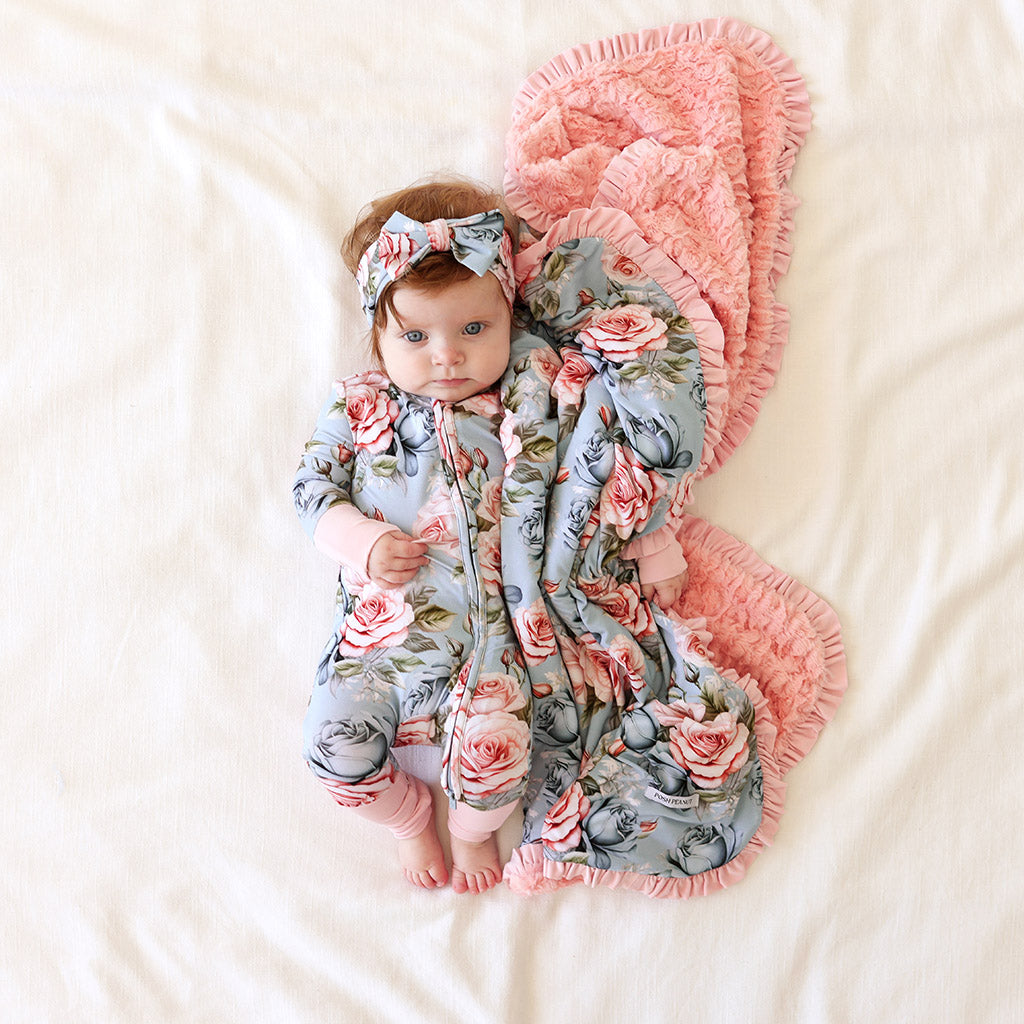 Mackenzie Minky Ruffled Luxette Patoo® Blanket