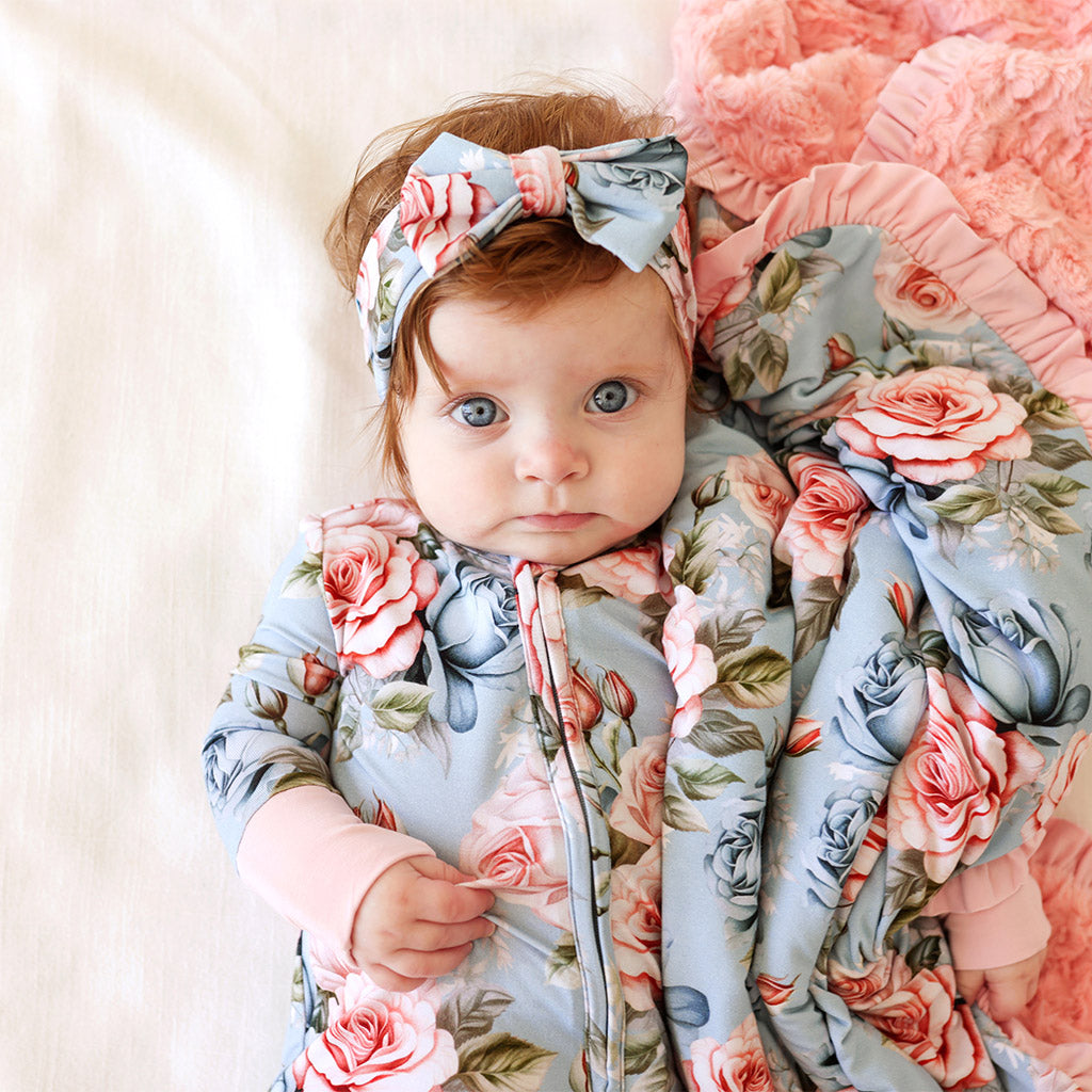 Mackenzie Minky Ruffled Luxette Patoo® Blanket