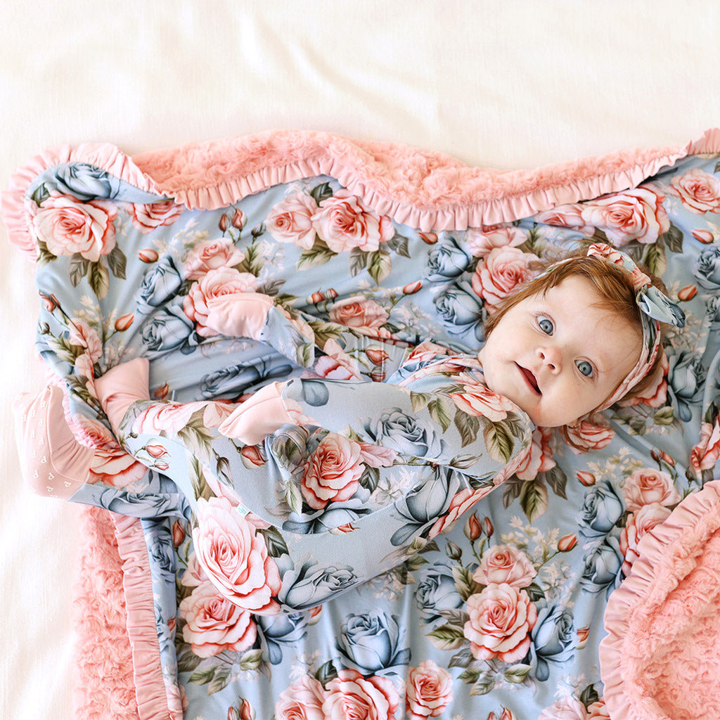 Mackenzie Minky Ruffled Luxette Patoo® Blanket