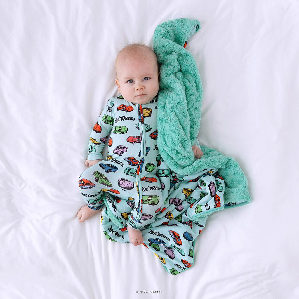 Retro Hot Wheels™ Minky Luxette Patoo® Blanket