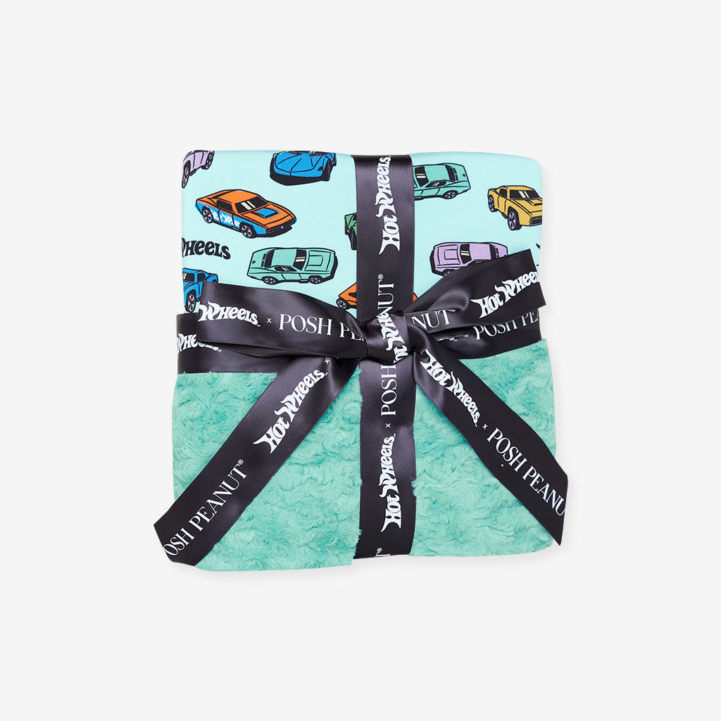 Retro Hot Wheels™ Minky Luxette Patoo® Blanket