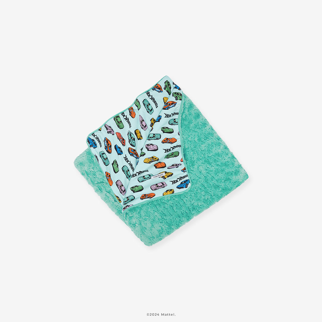 Retro Hot Wheels™ Minky Luxette Patoo® Blanket